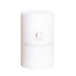 Candle-Pillar 3x4 White