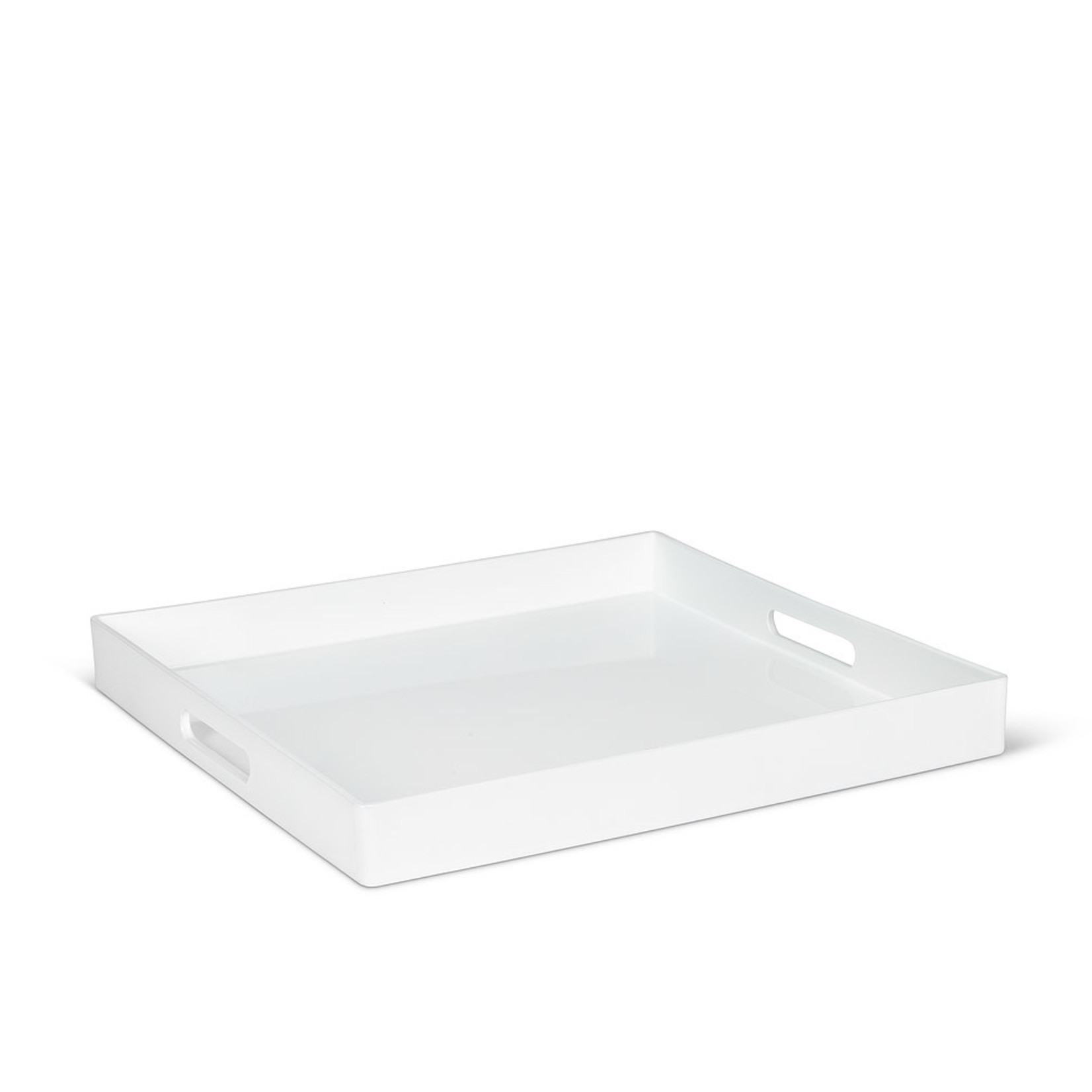 White Square Tray