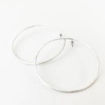 Shiny Silver Delicate & Big Hoops