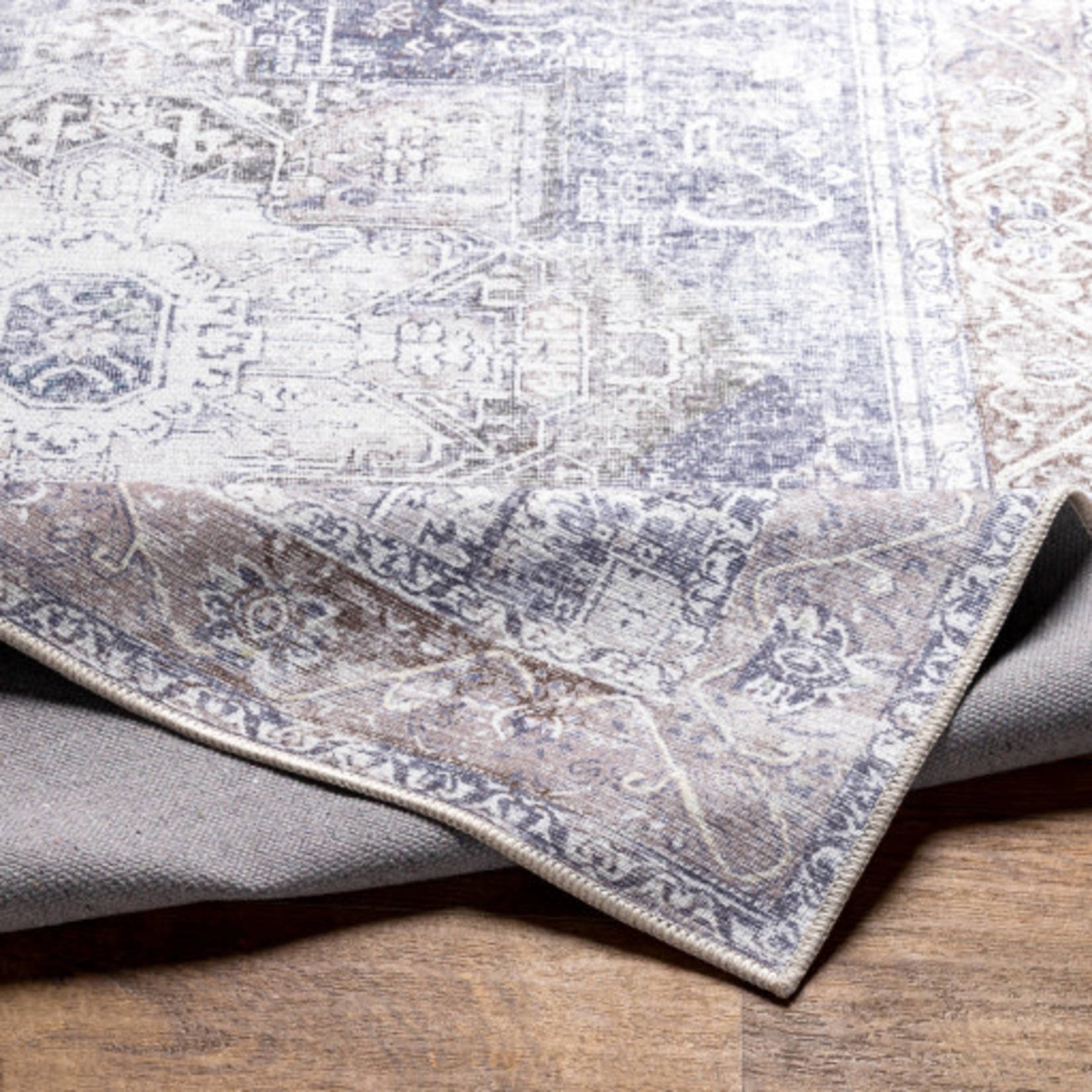 Amelie Rug - AML2360 (Blue/Taupe)