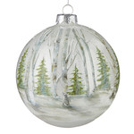 5" Birch Forest Ball Ornament