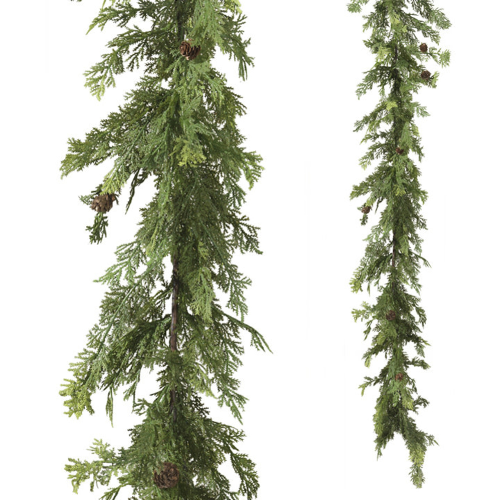 5.5' Cedar & Pinecone Garland