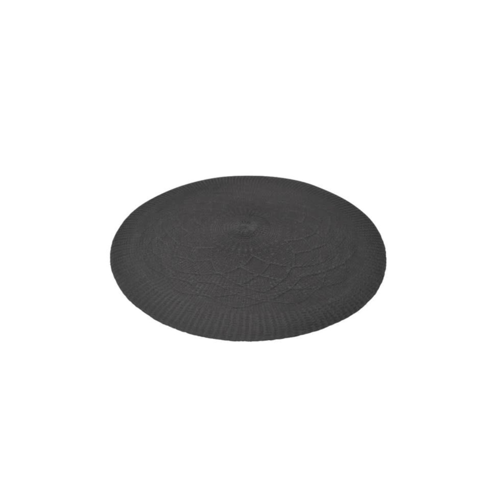 Black Placemat - Round