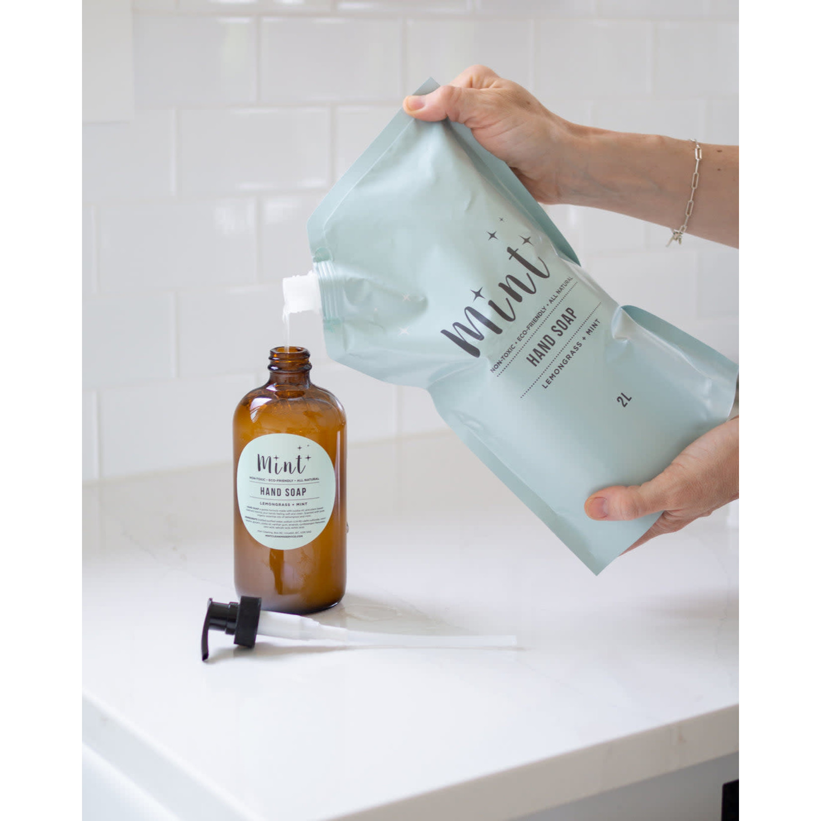 Hand Soap Refill 3L Pouch by Mint