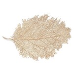 Medium Gold Metallic Leaf Placemat