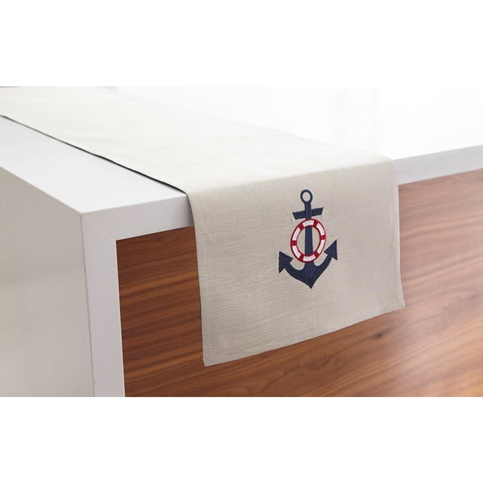 Nautical Table Runner 13x72 100% cotton - washable