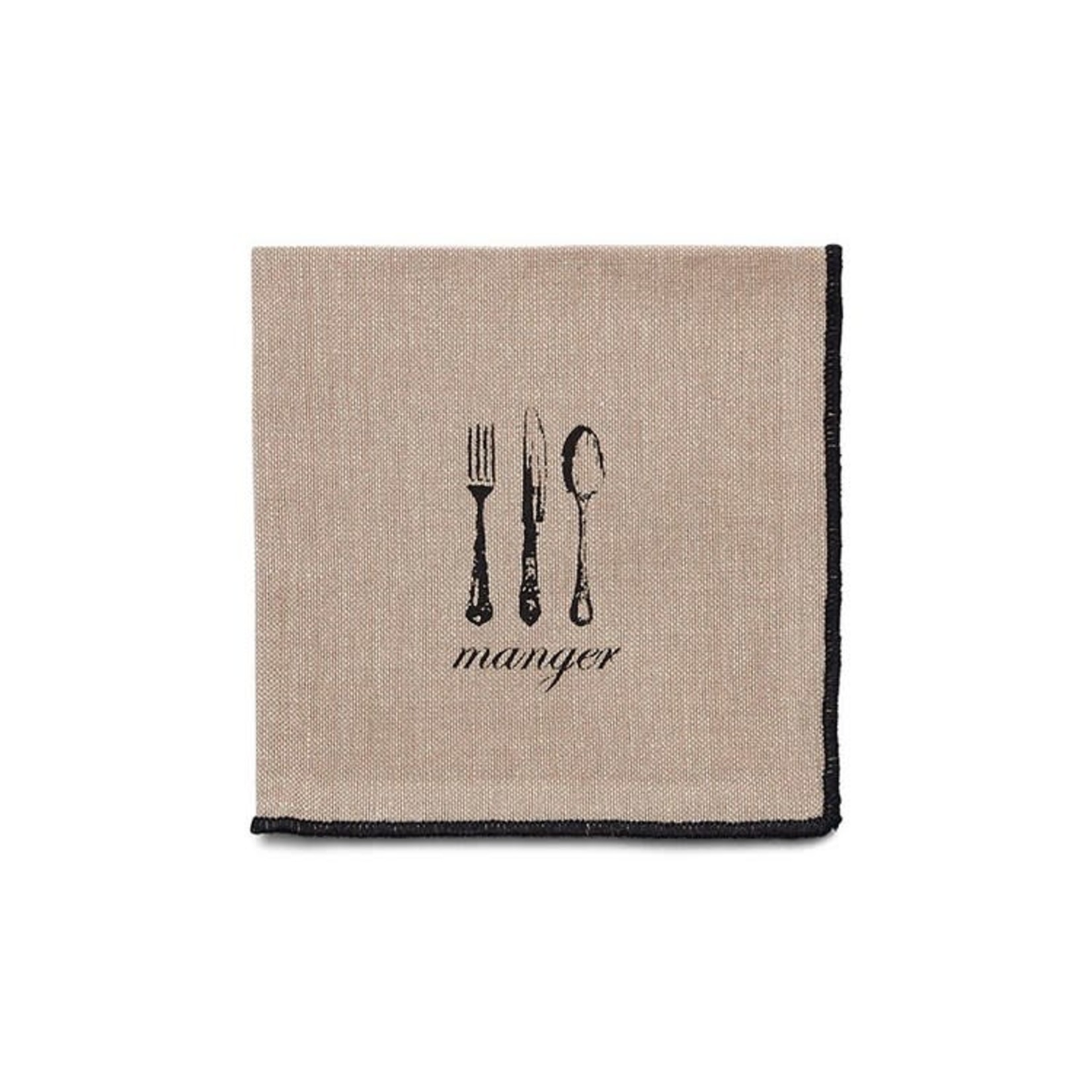 Natural Manger Cocktail Napkin - Set of 12