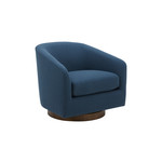 Oscy Swivel Chair - Dark Atlantic Blue