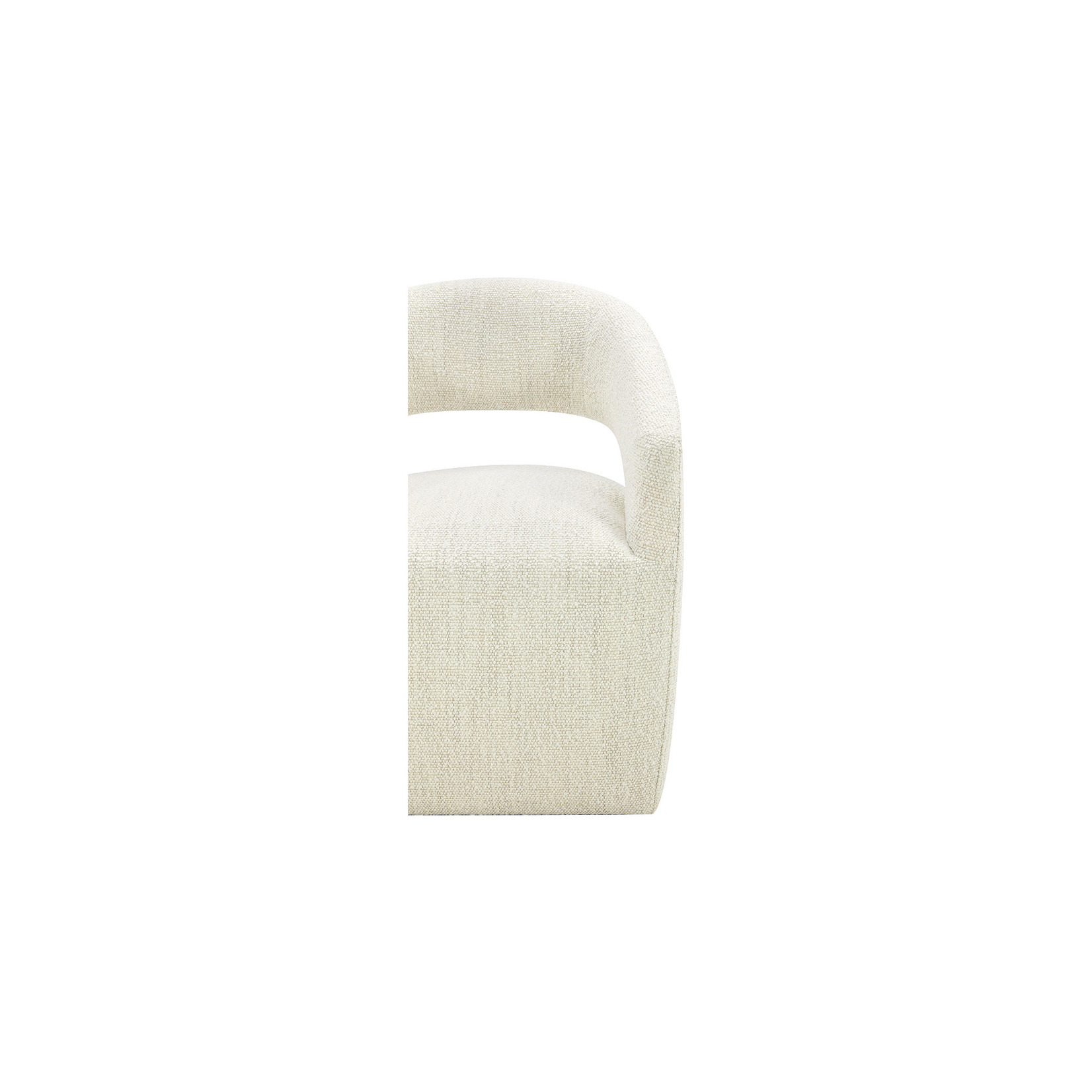 Barrow Swivel Dining Chair - White Mist