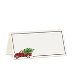 Plaid Truck Folded Placecards - Set of 12