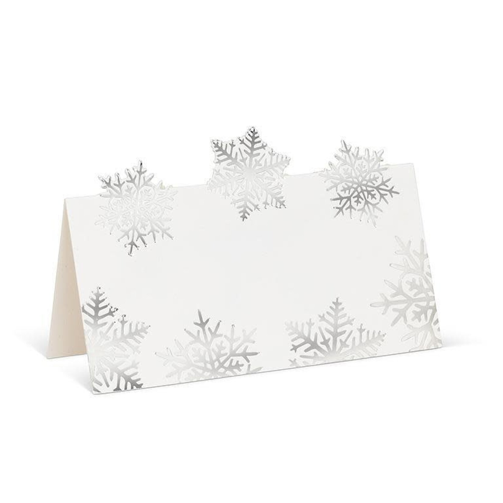 Snowflake Fold Placecards-12 Piece