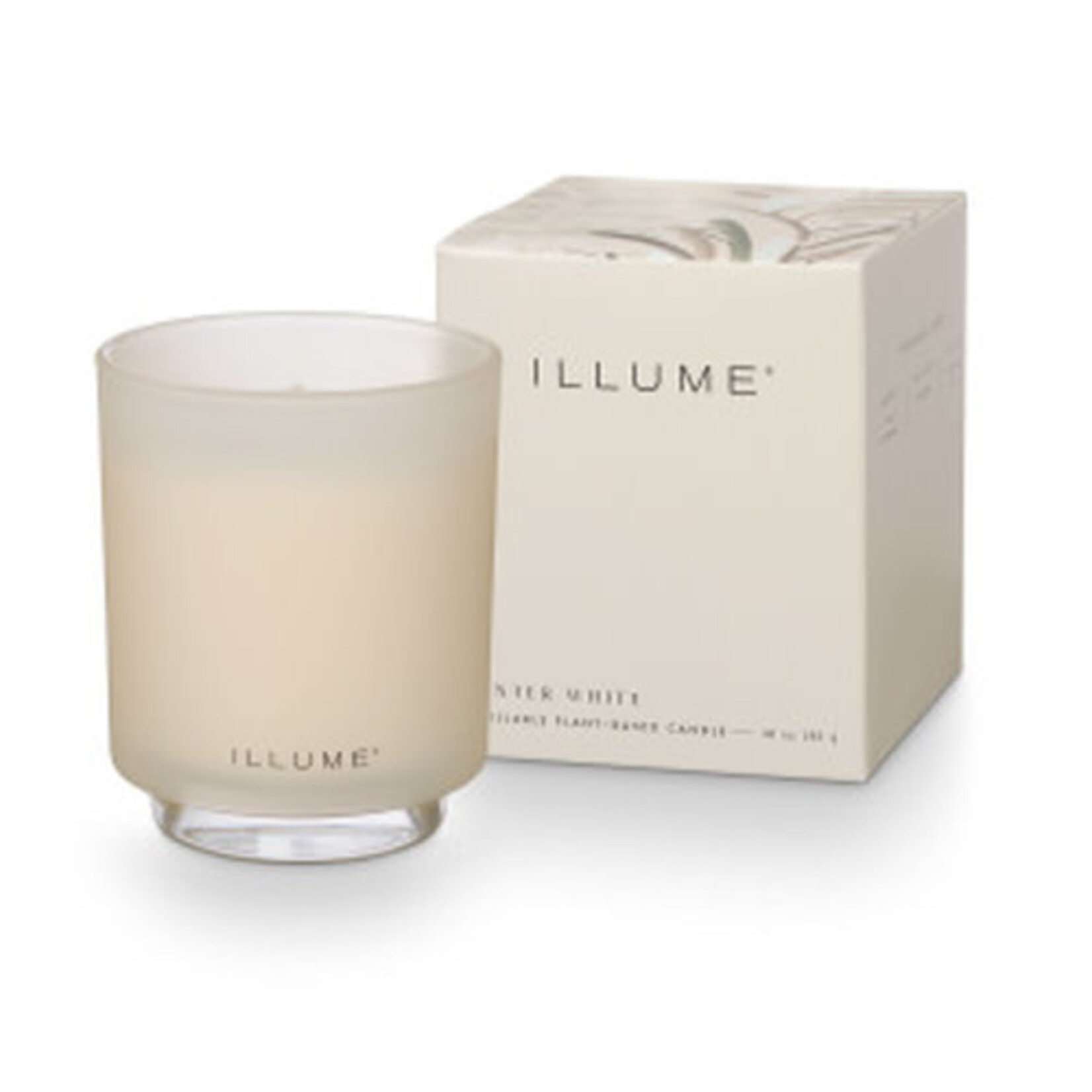 Refillable Boxed Glass Candle Winter White