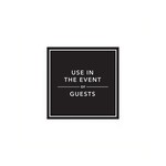 Use in the event of Guests - Cocktail Napkin