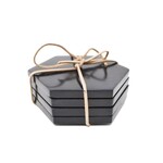 Coaster Steatite Black - Set of Four