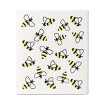 Bee and Beehive Dishcloth