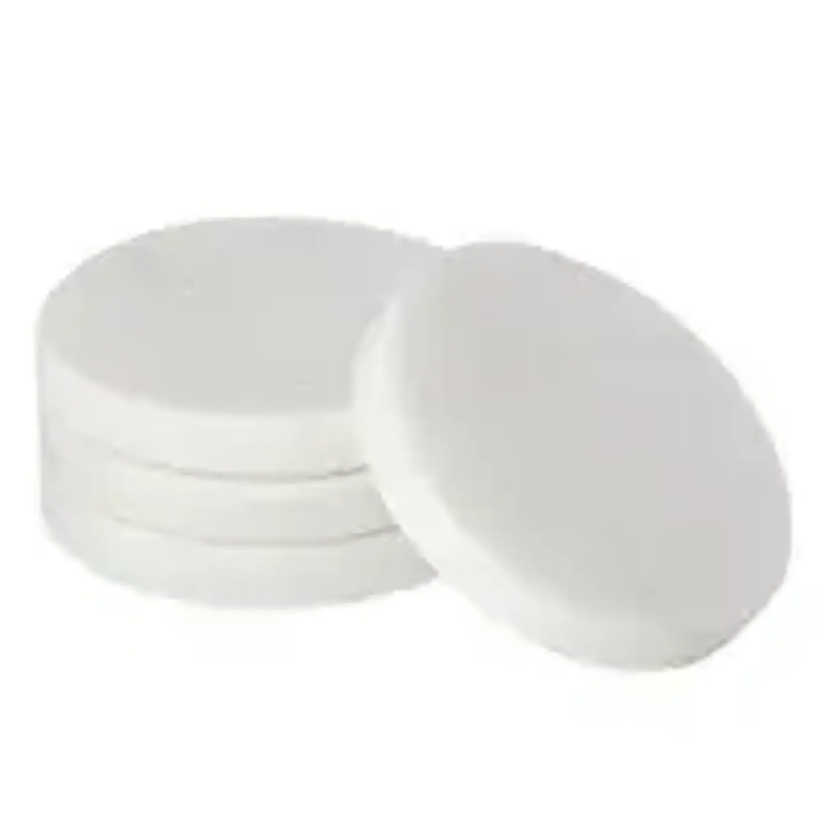 Marble Coasters Round - Set of 4 - White