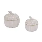 Pumpkin Canisters - Set of 2