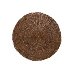 Woven Round Placemat - Rust