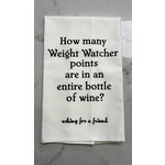 Tea Towels - How Many Points in a bottle of wine