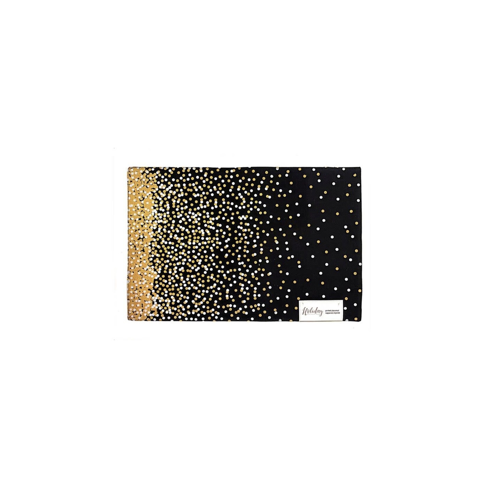 Confetti Black/Metallic Placemat