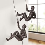 Cliff Climbing Resin Man