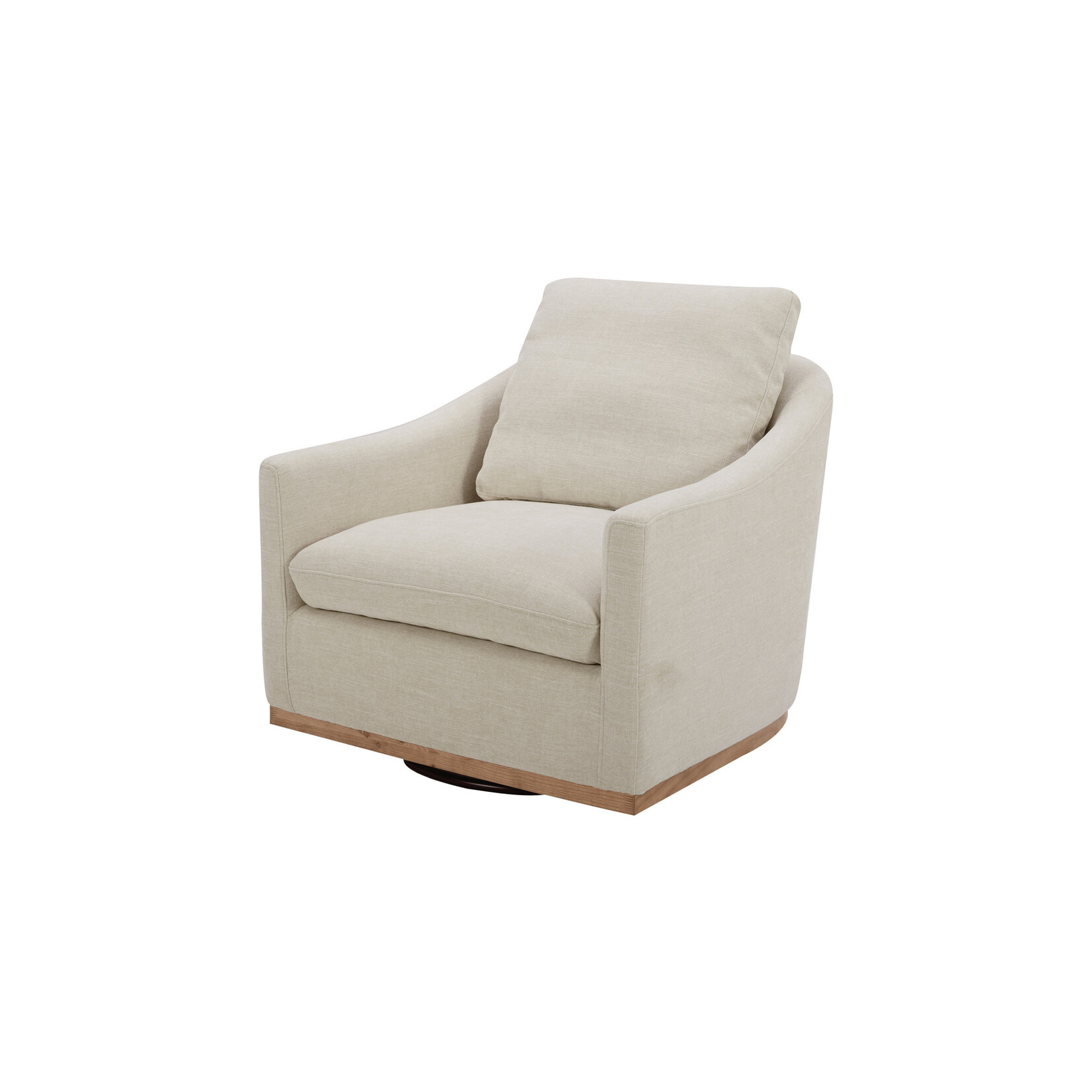 Linden Swivel Chair - Soft Beige
