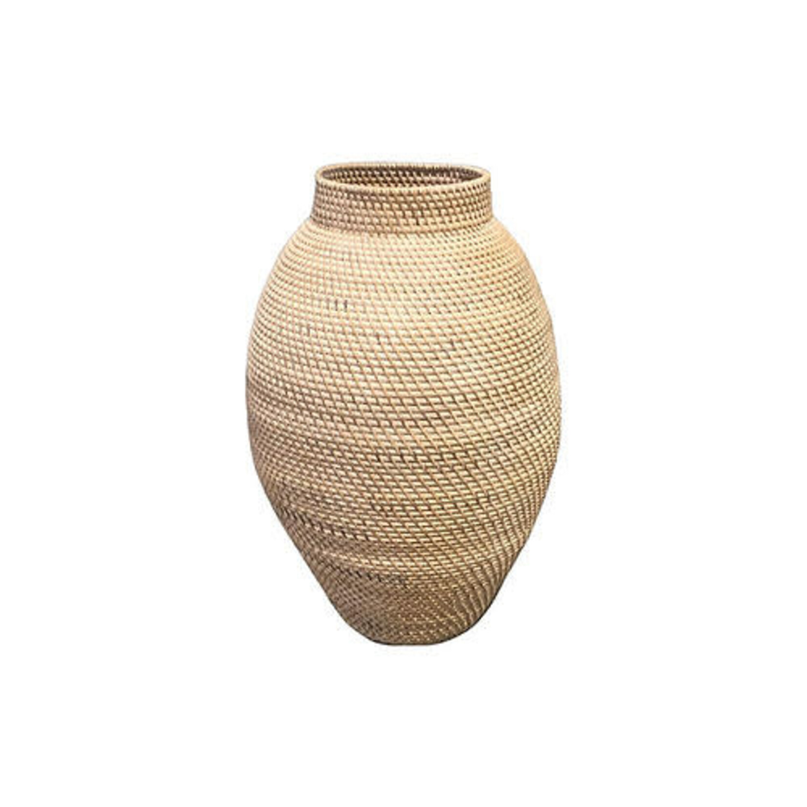 Handwoven Seagrass Vase - Medium