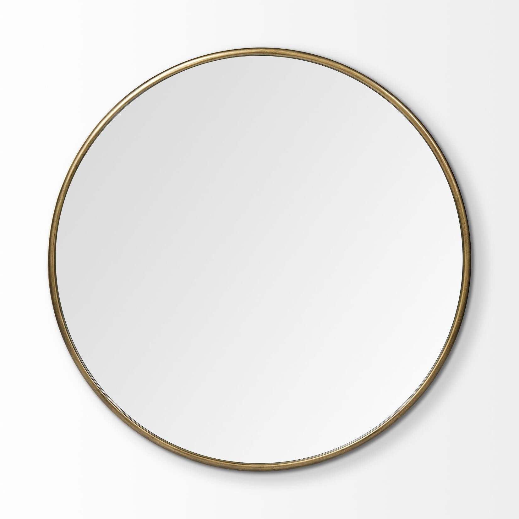 Piper Mirror - Large Gold Round Wall Mirror