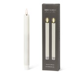 Sand LED Taper Candle 9.5" - Set of 2