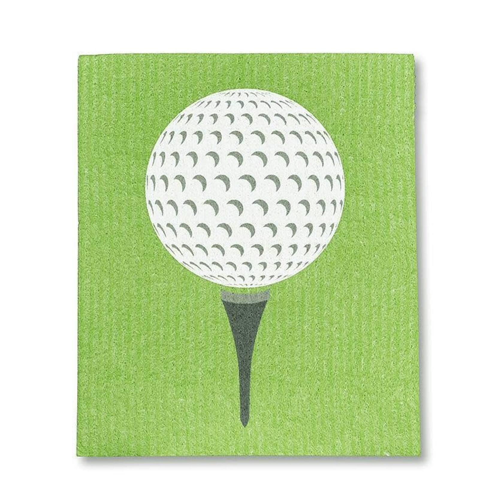 Golf Ball & Green Sponge Cloth