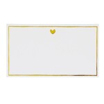Place Cards - Gold Heart