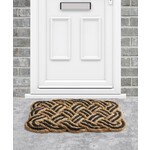Black & Brown Weave Doormat