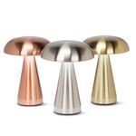 Metallic Mushroom LED Table Light - Silver