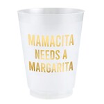 Gold Foil Frost Cup - Mama Need a Margarita 6pk