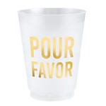 Gold Foil Frost Cup - Pour Favor 6pk