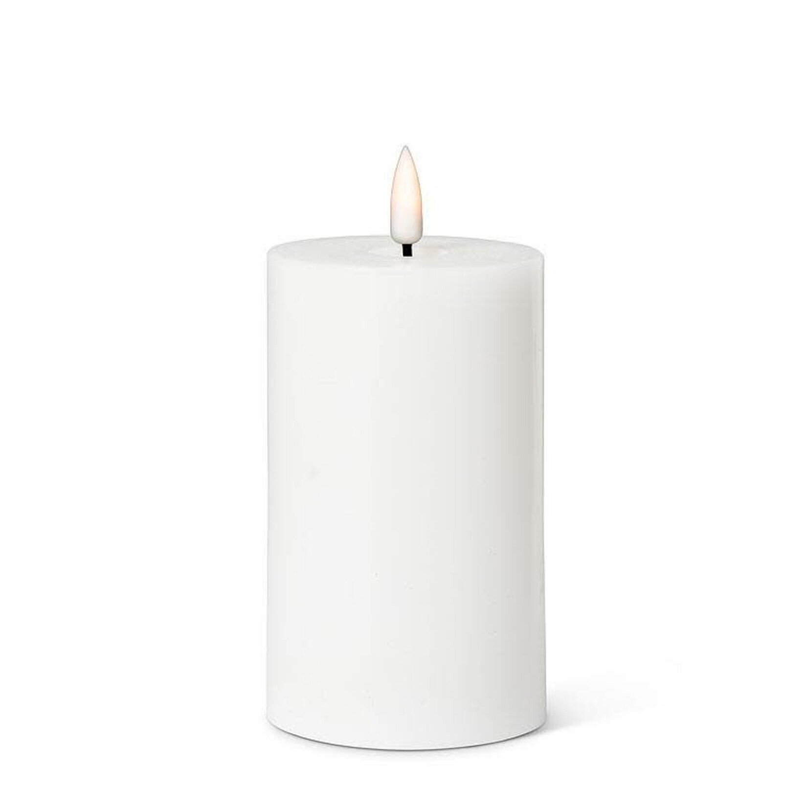 White LED Pillar Candle 3x5"