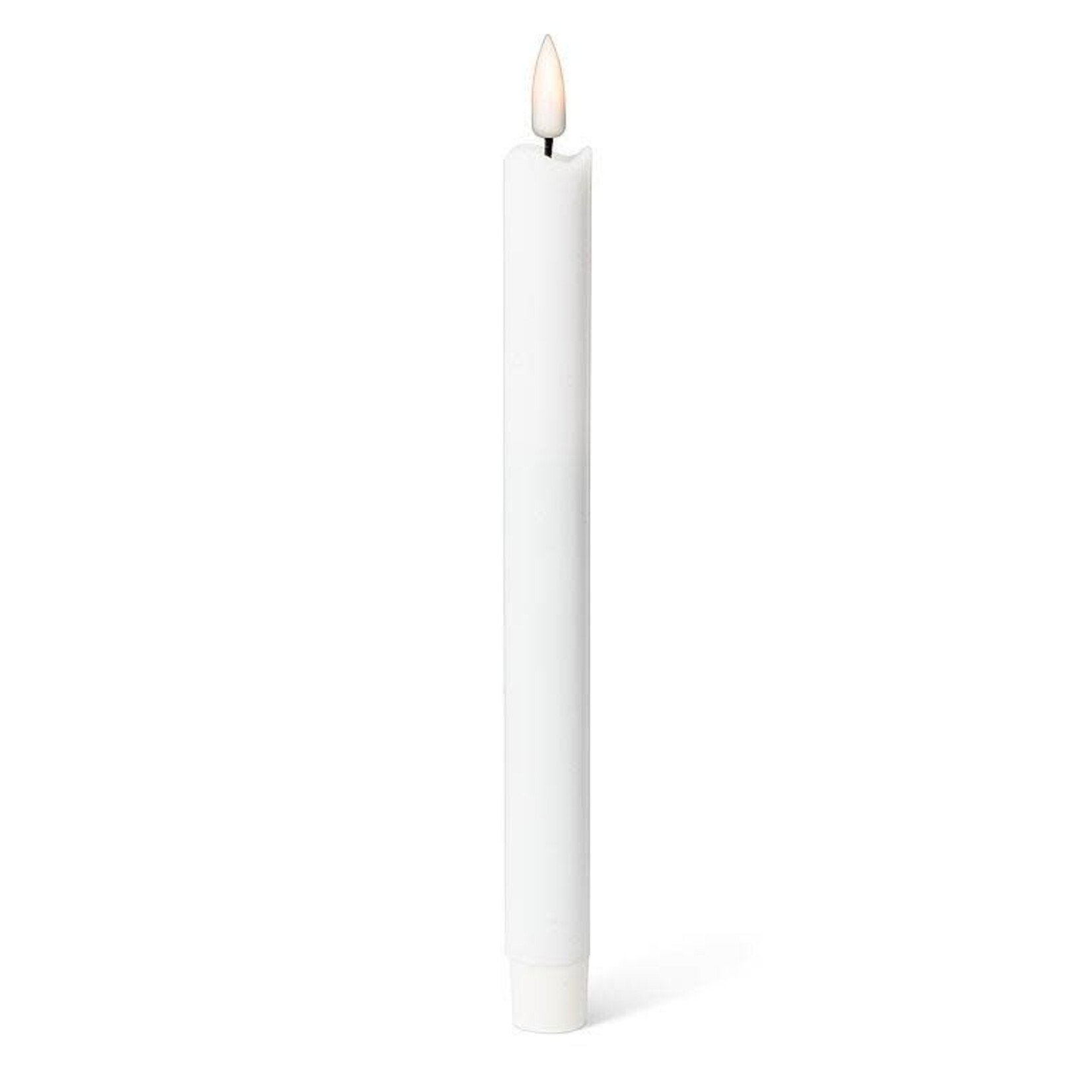 LED Taper Candle. Set of 2 White