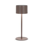 Classic Solar LED Outdoor Table Lamp - Brown