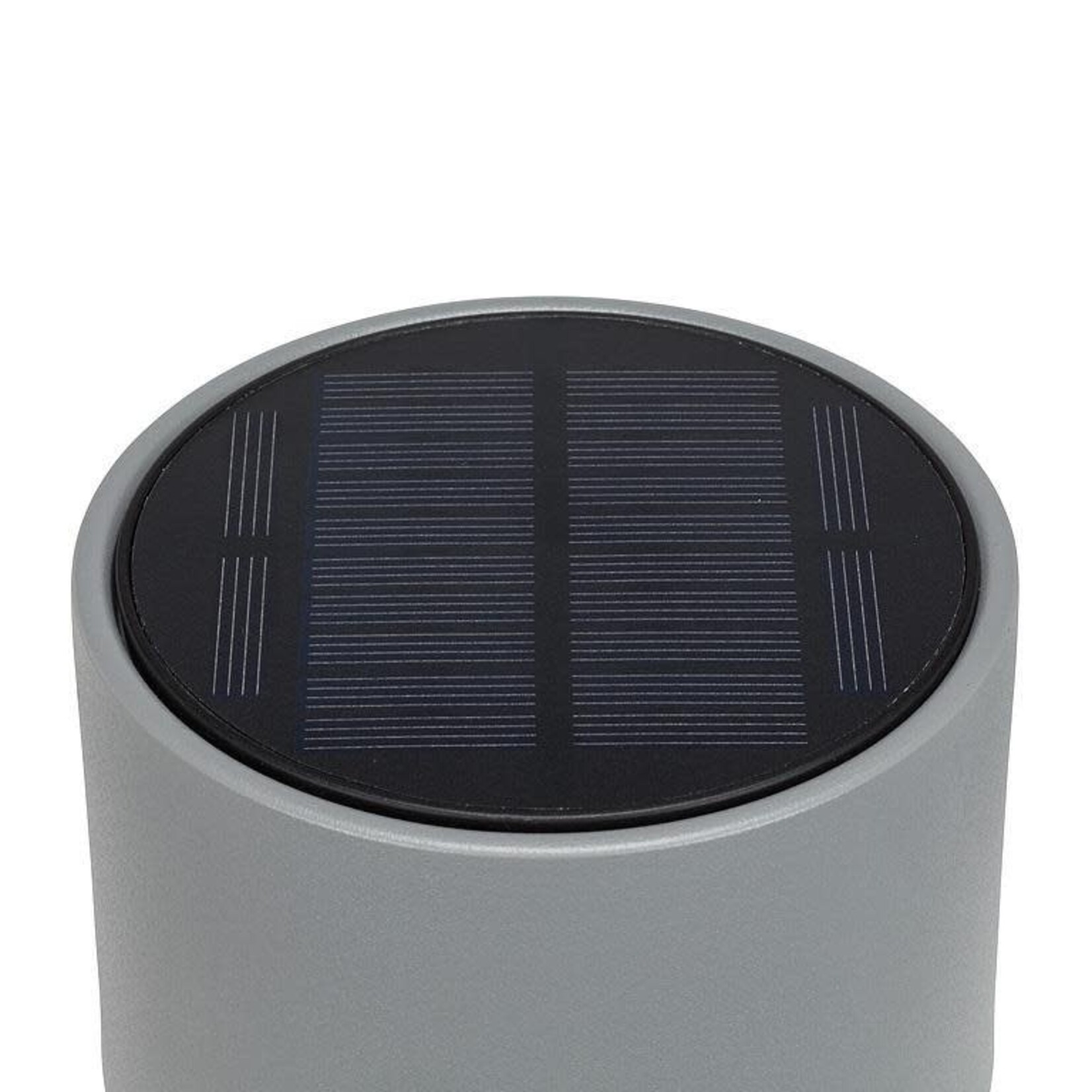 Classic Solar LED Outdoor Table Lamp - Grey