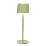 Square Shade LED Lamp - Light Green
