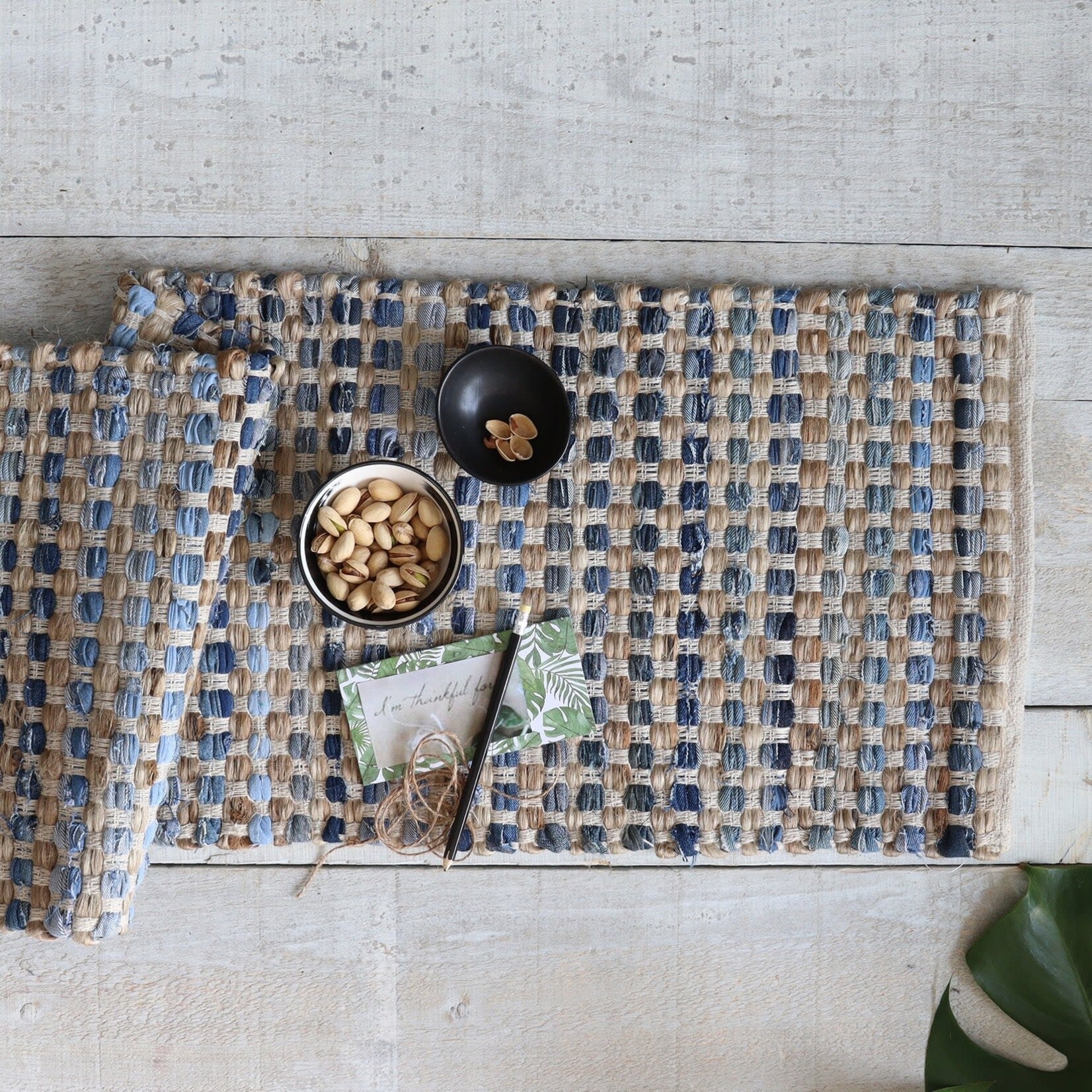 Walker Table Runner - Denim