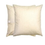 Tan Chambray Pillow Cover 18 x 18