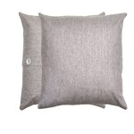 Grey Chambray Pillow Cover