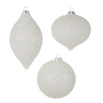 Pearl Ornament 4" (3 assorted)