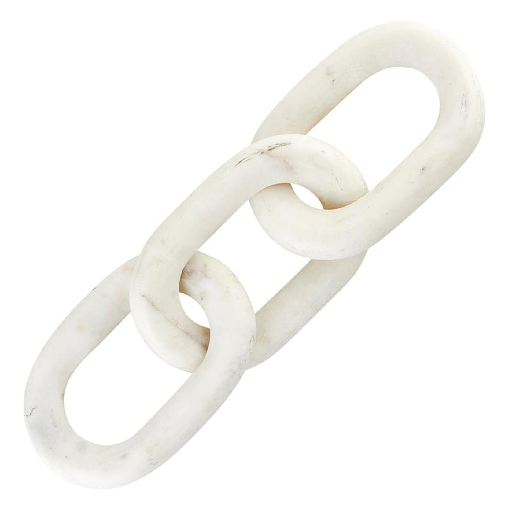 Marble Link Decor - White