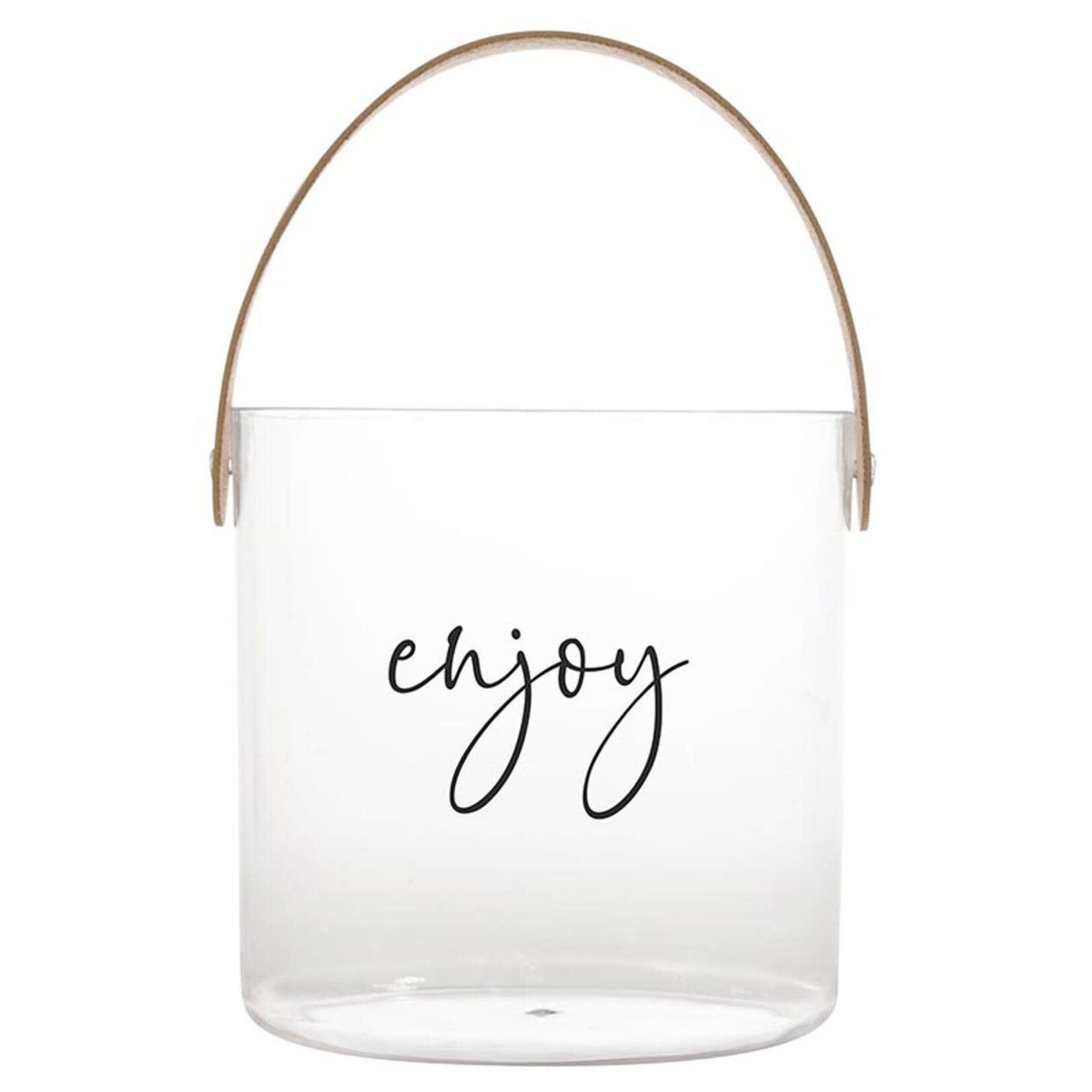 Acrylic Ice Bucket - Enjoy