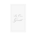 Guest Napkin - Be Our Guest - Set of 21 - Black