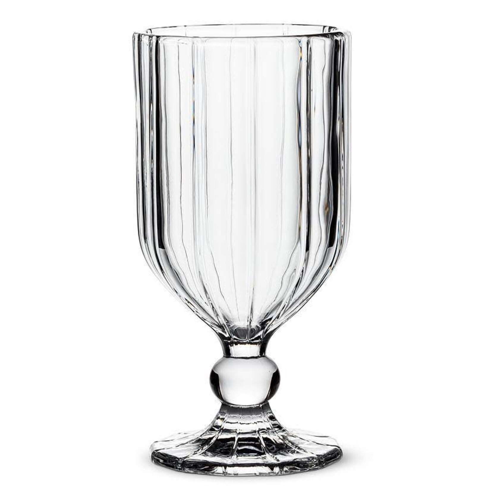 Clear Panel Goblet