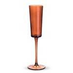 Optic Swirl Flute - Amber