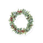 Wreath Shaped Napkin 20 Pack